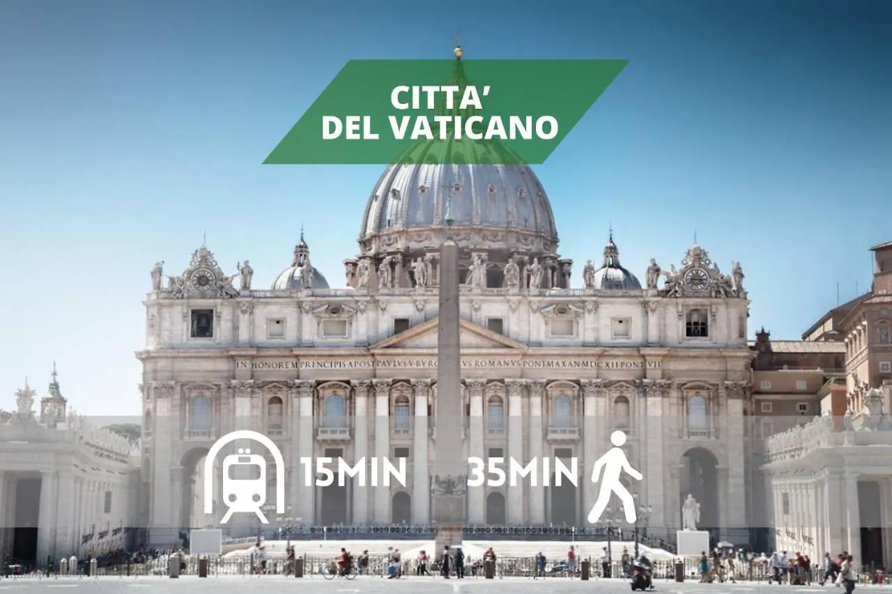 Amazing View Of Rome Free Wi-Fi & Netflix Apartment